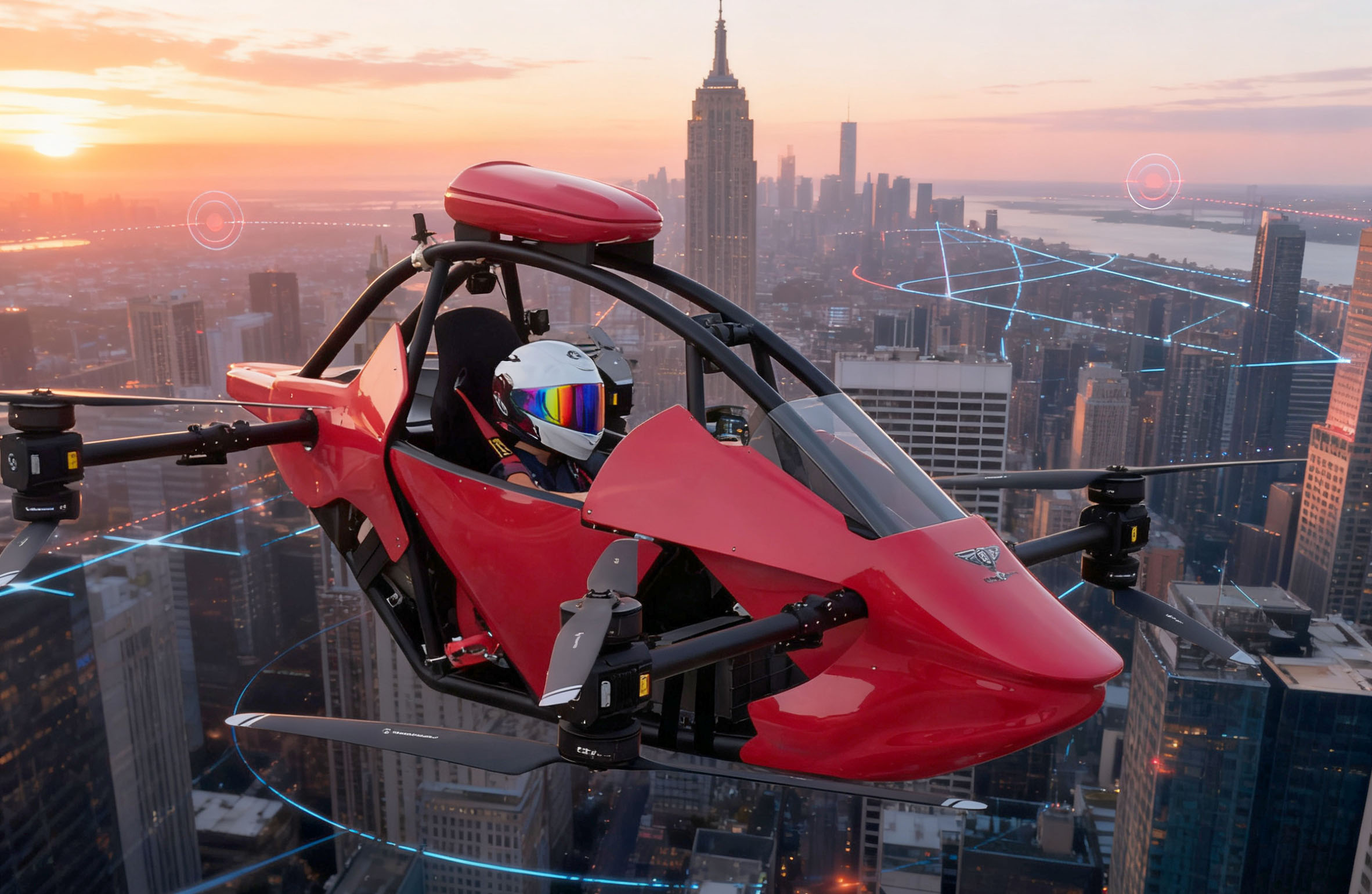 The Sky Racer David eVTOL aircraft model of the cultural tourism industry successfully completed its maiden flight - With safety as the bottom line, AI is used to assist in the development of the aircraft system, creating a new vision for low-altitude cultural tourism.